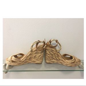 Tory Burch Rope Wedges Size 7